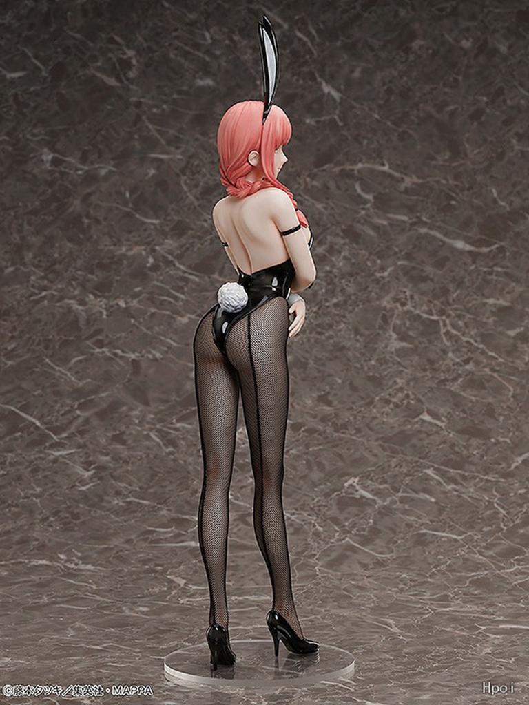 26CM Anime Chainsaw Man Makima Figure 1/4 Bunny Ver Black Silk Model Toy Gift Collection Action Figure Static Ornament Doll PVC
