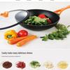 Zhishi Black Crystal Maifan Stone Non-stick Wok