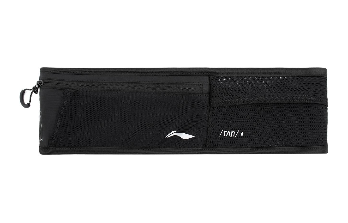 Li Ning Grade School Running Collection Polyester Running Waist Bag Regular Unisex Black ABLU005-1