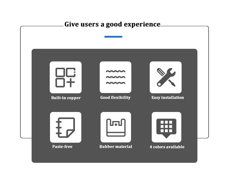 U-shaped Car Door Anti-collision Strip Anti-scratch Protective Edging Strip for Vehicle Door Sealing