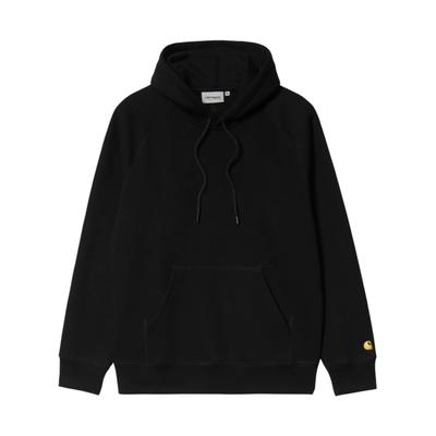 Carhartt WIP Solid Color Hooded Pullover Loose Long Sleeve Sweatshirt Unisex Sweatshirt Black I026384-00F-XX
