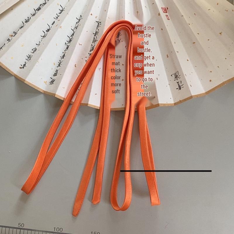 שמלת כלה מסאטן עם שרוכים, פפיון וסרט לשיער, עמידה ורב-תכליתית לכלה