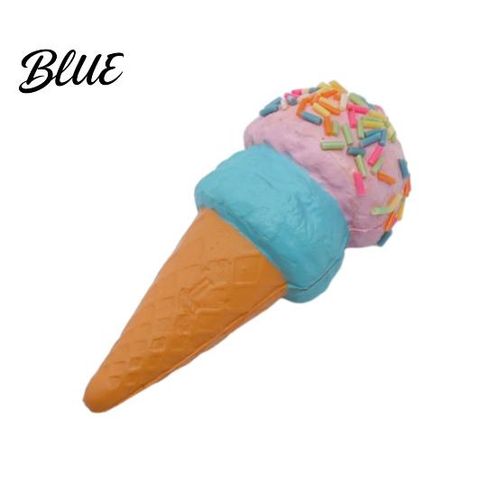 Ice Cream Squeeze Ball Cone Toy Simulated Fidget Slow Portable Stress Reliever Rebound Anxiety Relief Soft Stretch Sensory Calming Desk