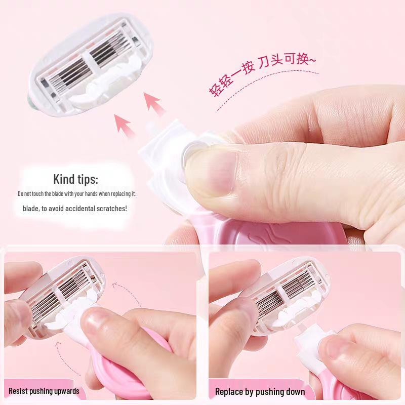 Women's Portable Large Soap Head Razor for Safe, Painless Shaving of Legs, Underarms, and Private Areas.