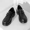 Whole Cowhide~ Genuine Leather Thick-soled Women's Spring New One-pedal Soft-soled Retro Single Small Leather Shoes