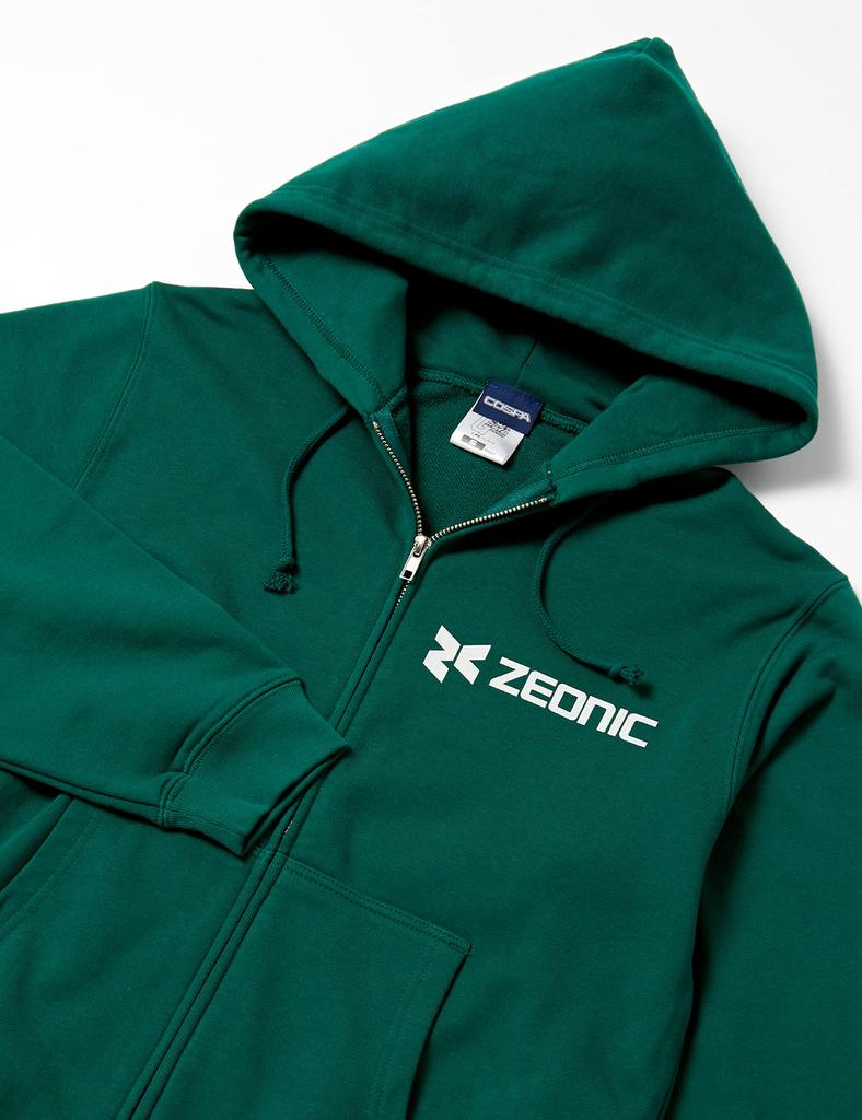 COSPA Mobile Suit Gundam Zeonic Zip Ivy Size Small Hoodie, Green,