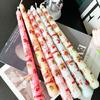 2pcs Tall Unscented Decorations Gift 10 Inch Taper Candle Seasonal Flameless Table Decors Christmas Printed