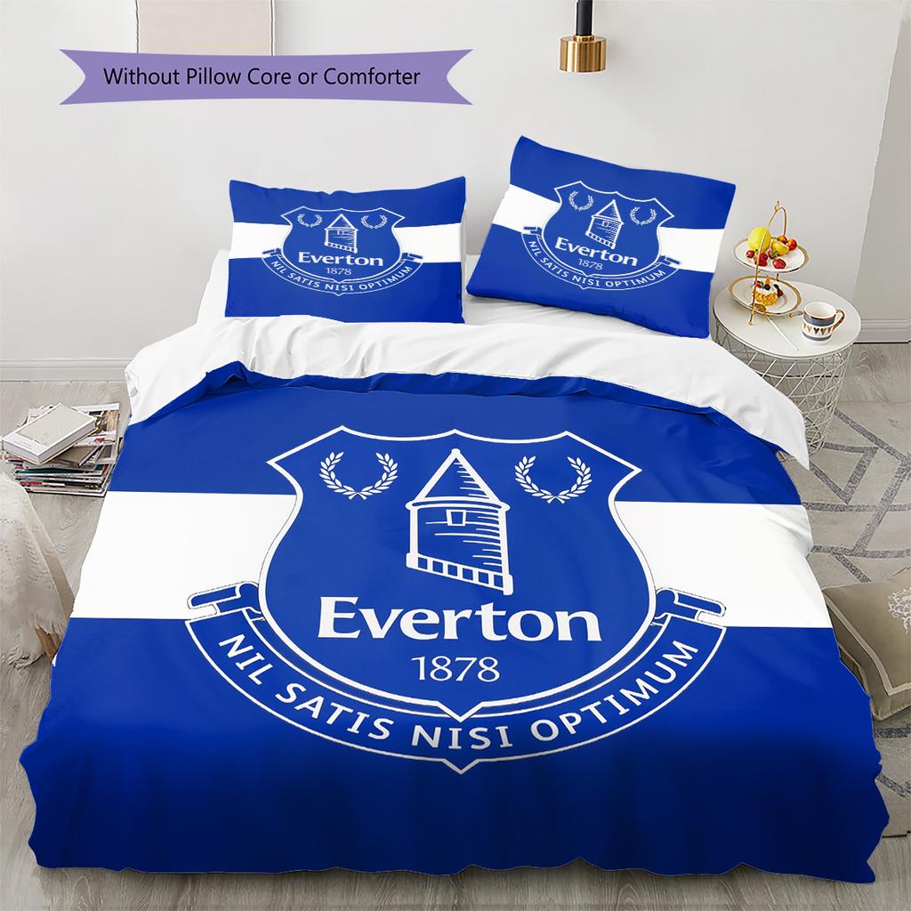 Set Copripiumino Trapuntato con Fantasia Everton Decorazione per la Casa Regalo (1 * copripiumino + 2 * federe senza imbottitura)