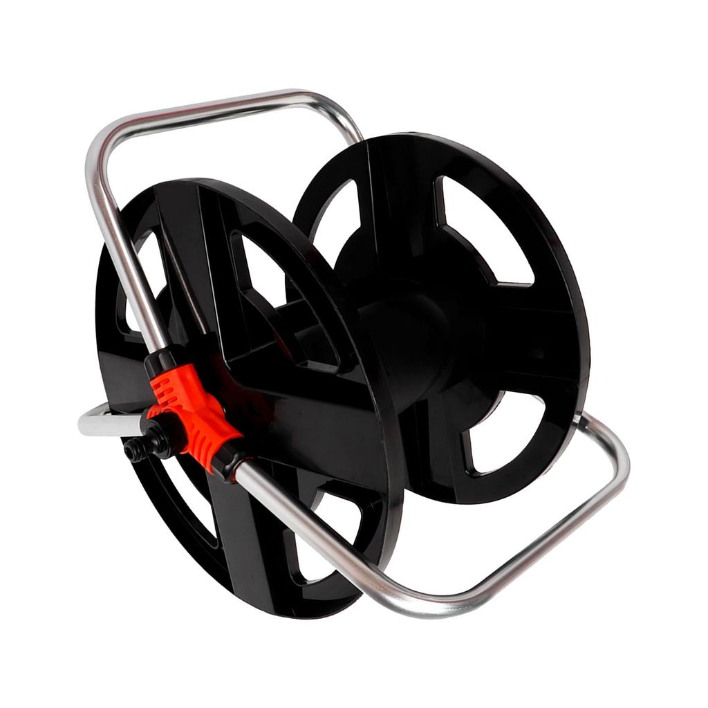 Water Pipe Car Roll for 35 Meters Water Pipes Storage Shelf Hose Reel Rope Storage Rack for Home Gardening Agriculture