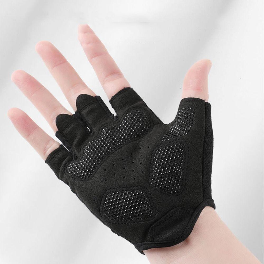 Wear-Resistant Motorcycle Gloves Vintage Men'S Fingerless Gloves Racing Finger Mittens Accessories
