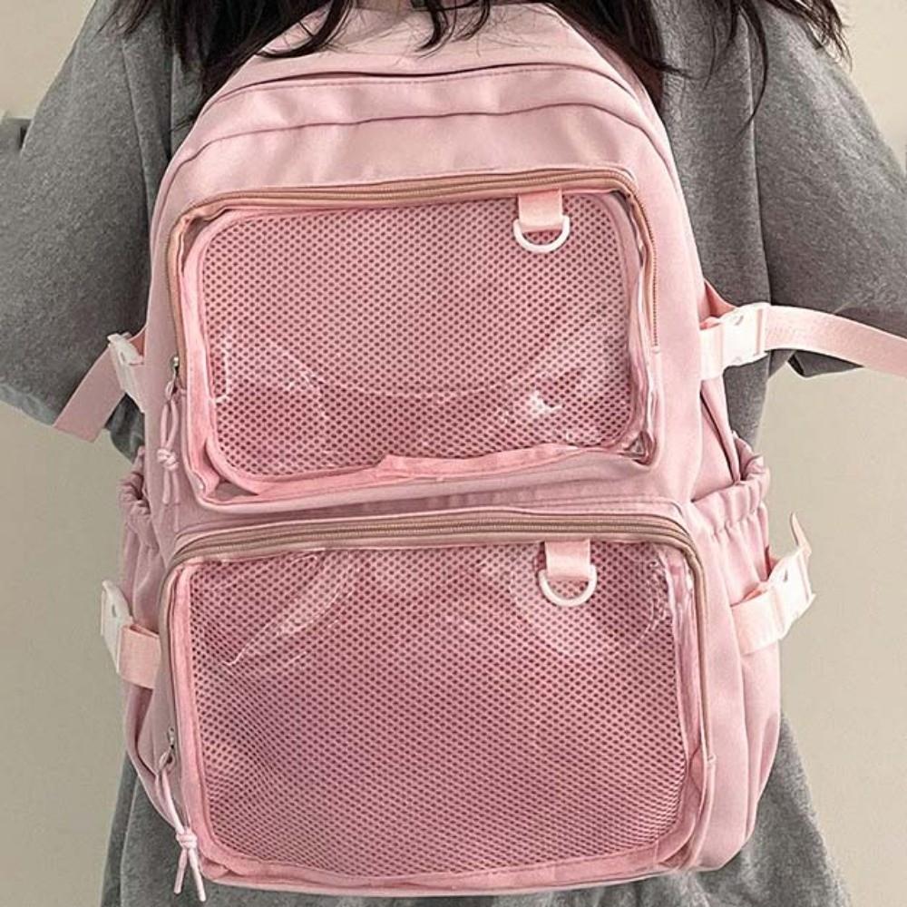 Durable Students School Bag Dustproof Large Capacity Daypack Nylon Ita Backpack  for Gift