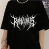 Clothes Vintage O-Neck T-shirt Cool Short Sleeve Street T-Shirt Summer Punk Style Y2K Print Women T Shirt Soft Breathable Tee