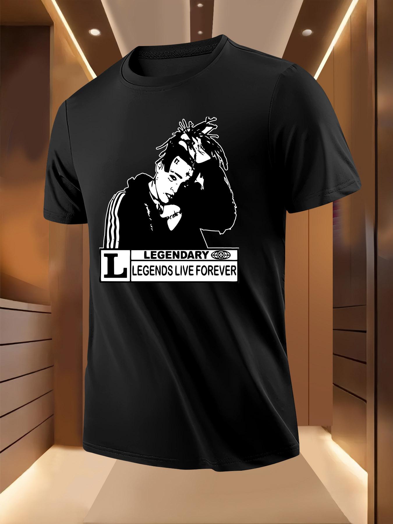 Legendary Dreadlock Silhouette Graphic Tshirt - Light Yel... L