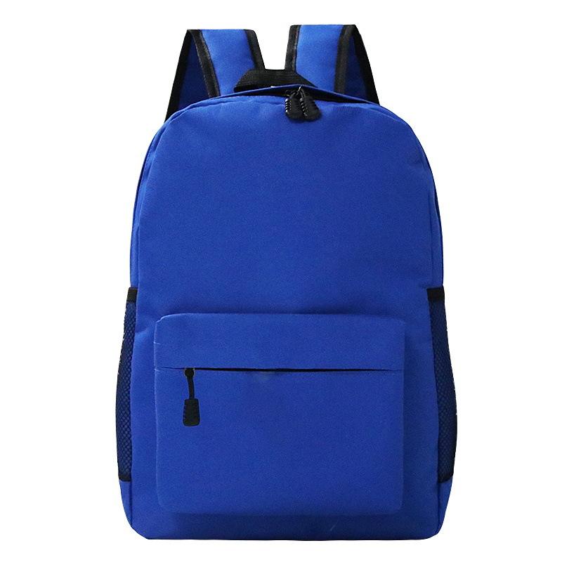 Youth multi-color backpack student schoolbag to print outdoor travel bag blank