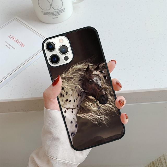 Horse Pony Pattern Phone Case For iPhone 17 Air 14 15 16 13 12 Cover For Apple 14 15 16 Pro Max Plus Coque