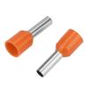 500pcsset E2508 Cold Pressed Terminal Tubes Insulated Terminals Cable Connector(orange)