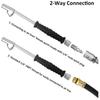 2PCS Double Head Tire Inflator Chuck 1/4 Inch Connector Tire Inflator Rod  Tire Maintenance
