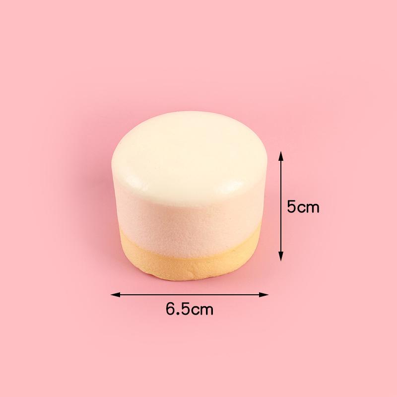 Rising Slow Simulation Pinch Bread Squeeze Toy Model Children Fun Bread Decompression Toys Soft Food Bread Stress Easing Gift