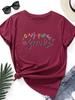 Vergiss das Lächeln Nicht Druck WoUnisex T-Shirt Kurzarm O-Ausschnitt Locker WoUnisex T-Shirt Damen T-Shirt Oberteile Kleidung Camisetas Mujer