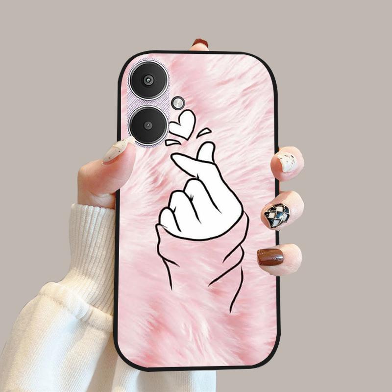 For Xiaomi Poco M6 5G Case 23128PC33I Silicone TPU Soft Phone Cover Cases For Redmi 13C 13R 5G Fashion Protective Fundas Shells