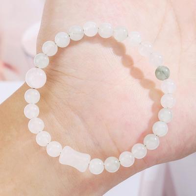 Tianshan Jade Bambus Perlen Armband - Modisches DIY Kristall Schmuckstück für Mädchen
