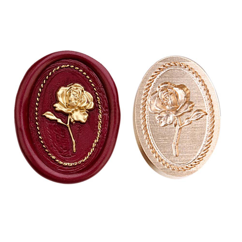 New Sealing Wax Stamp Vintage Flower Lily Tulips Seal Wax Stamp Christmas Wax Seal Stamps For Wedding Invitation Scrapbook Decor