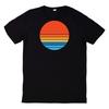 Retro Sunset Vintage Sun Motif T Shirt