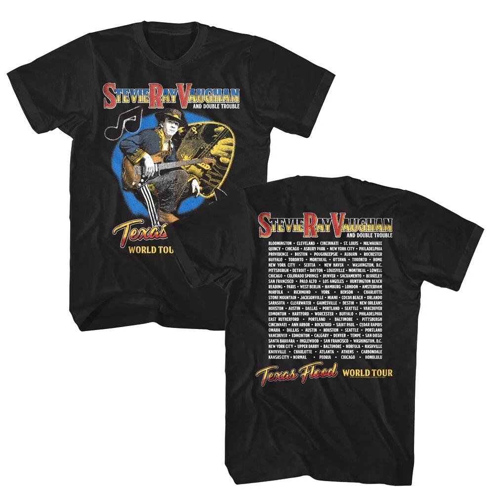Мужская футболка Stevie Ray Vaughan Texas Flood World Tour S