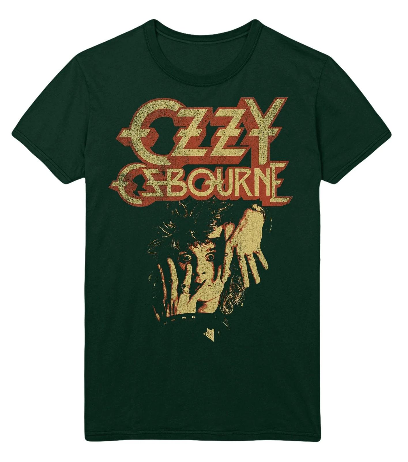 Ozzy Osbourne - Late 80s Vintage Ozzy Jumbo Print T Shirt M