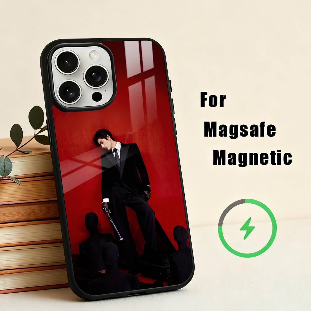 H-Handsome Krien Zhang L-Linghe Phone Case For iPhone17,16,15,14,13,12,11 Plus,For Magnetic Wireless Charge Cover iPhone12