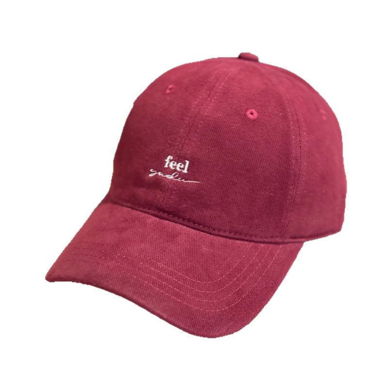 Letter Embroidered Baseball Cap Children Autumn And Winter Versatile Sunshade Cap Casual Tide Show Small Face
