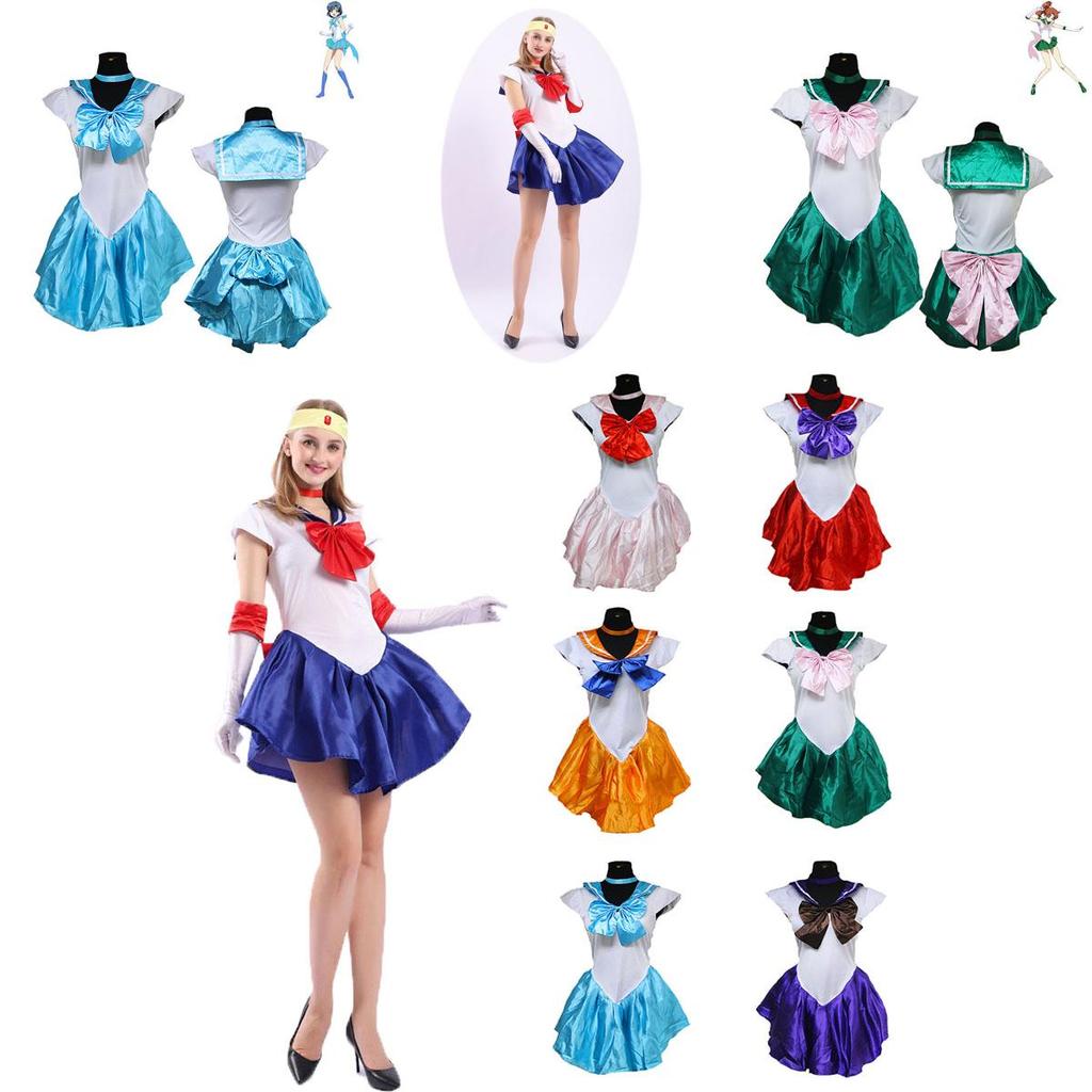 Stunning Sailor Moon Style Dress With Exquisite Workmanship For Halloween Cosplay