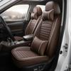 Seamless Fit Single Seat Cover Quilted Leather Easy To Clean Headrest