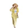 Elegant French Style Women's Two-Piece Summer Set: Fashionable Shirt and Skirt