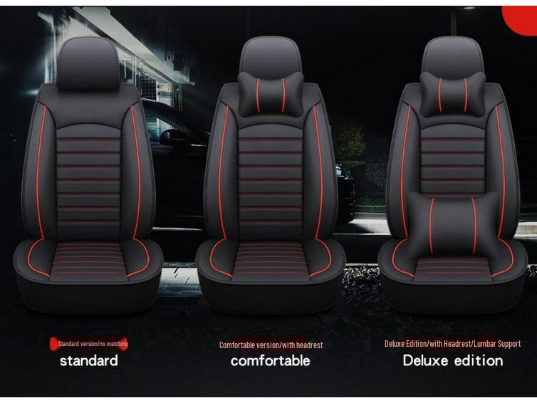 Uniwersalny Pokrowiec na Fotel Samochodowy Pełny Oplot dla Kierowcy i Współkierowcy - Na Wszystkie Pory Roku, Pasuje do Sedana, SUV-a, Pickupa, Vana