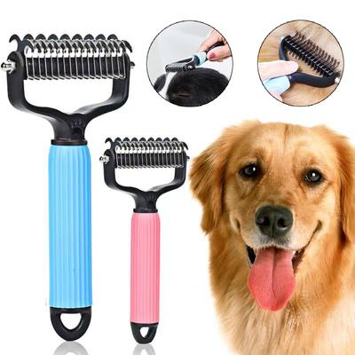 Evcil Hayvan Çift Taraflı Düğüm Tarağı Köpek Tarağı Köpek Tarağı Kedi Güzellik Tüy Alma Kedi Tarağı Evcil Hayvan Malzemeleri