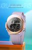 Sanda Sports Waterproof Multifunctional Calorie Wristwatch with Perpetual Calendar for Men and Women - Simple Style Student Electronic Watch