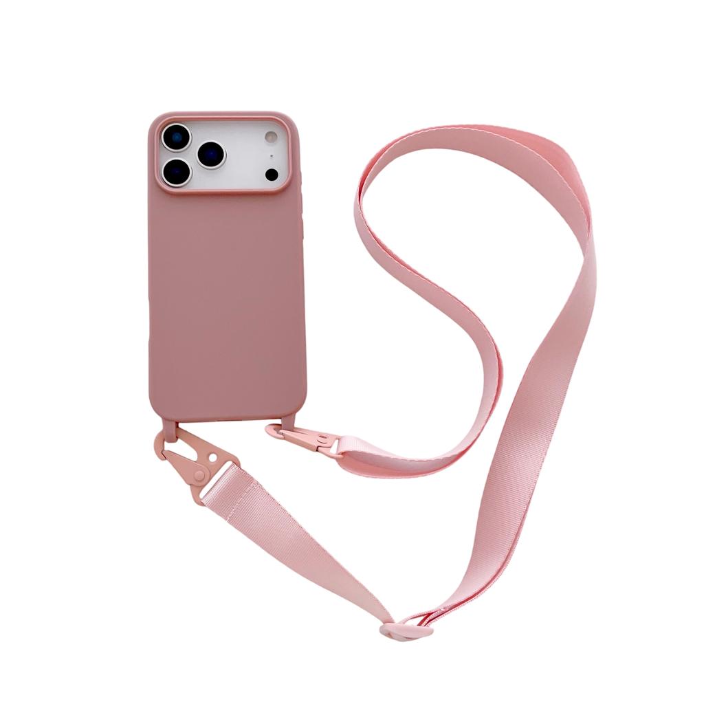 Crossbody Lanyard Silicone Case For iPhone 17 Air 17 16 15 14 13 12 11 Pro Max X XR Max 7 8 Plus Samsung S25 S24 23 Ultra Plus S25 FE A16 A56 A06