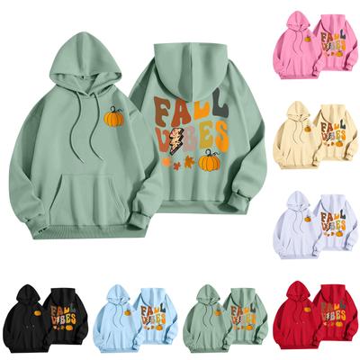 Women's Fashion Women's Lightweight Long Sleeve Pullover With Pockets Preppy Graphic Hoodie