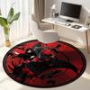 Berühmter Cartoon NARUTO Protagonist Uzumaki Naruto runder Teppich weiche Heimdekoration rutschfeste Fußmatte Outdoor Picknickmatte Teppich M6