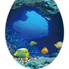 1pc Sea World Toilet Seat Sticker - Self Adhesive Bathroom Decor Home Decor Sticker 2026 Christmas