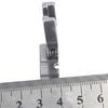 2Pcs Metal Flatbed Sewing Presser Foot Single Side Presser Foot for Thin/Thick Fabric Canvas Leather Stitching