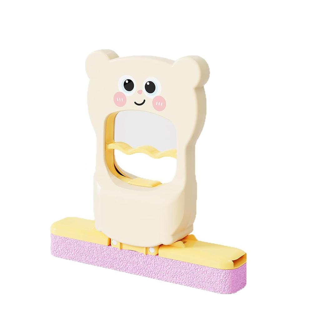 Cute Cat Pattern Handheld Mop, Small Hand Absorbent Mop, Foldable Self-Mops For Small Spaces, Portable Self-Washable Mops Microfiber Desk Wall