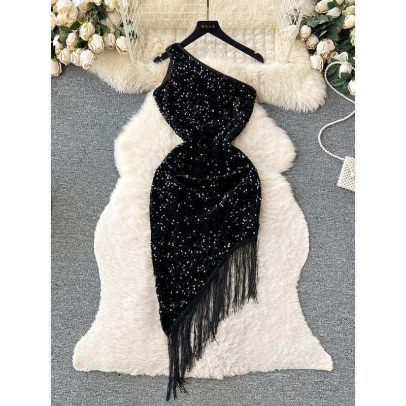 Pure Desire Summer Asymmetrical Skinny Slimming Dress