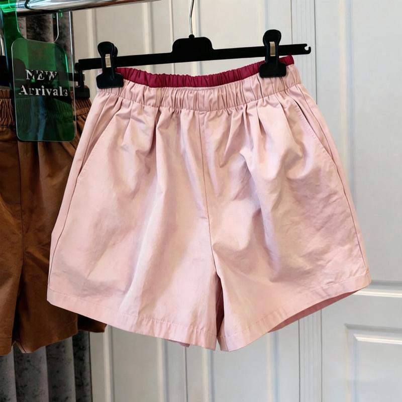 Girls' Color Block Quick-Dry Shorts: Summer 2026 Trendy Style for Middle & Older Girls