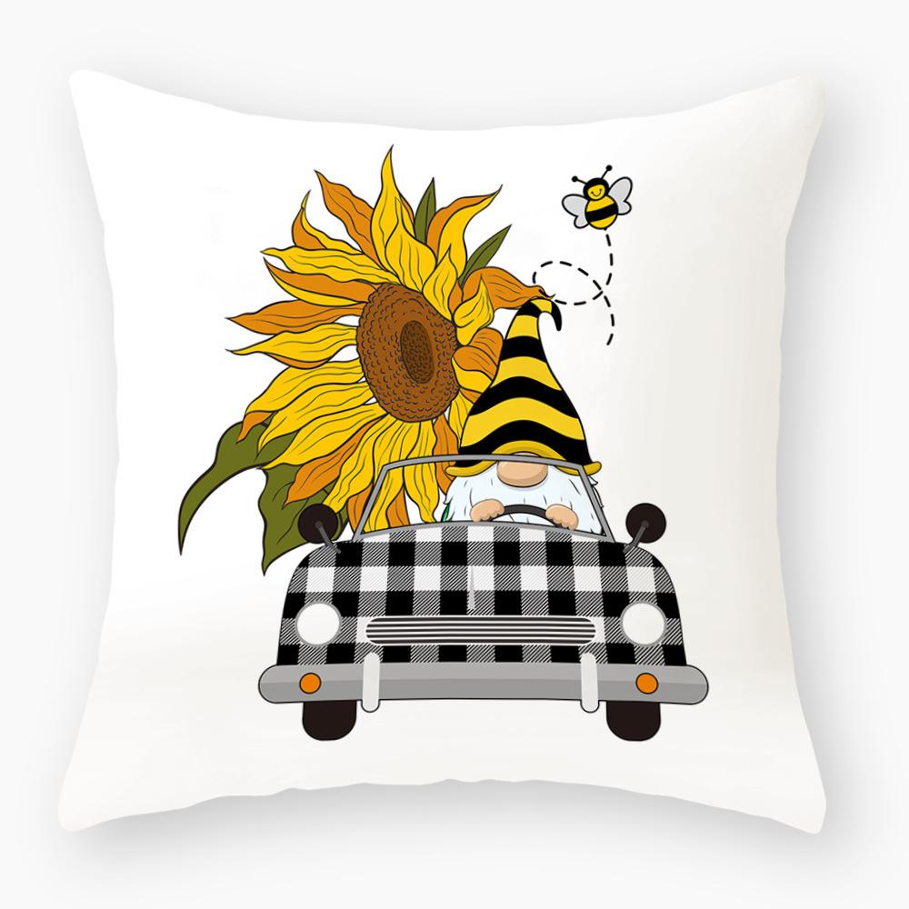 

Printed Pillow Cover Home Sofa Decorative Cushion Cover Creative Printed Waist Pillow Cover Premium Durable Quality 45 * 45 super soft