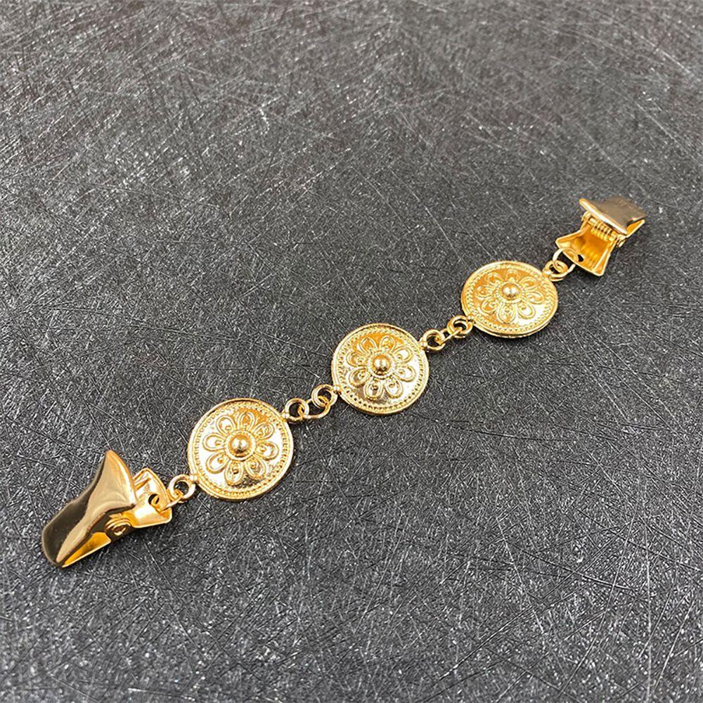 Practical Fashion Women Dress Decor Alloy Material Retro Clothing Clip Fasteners for Clothes Cardigan Clamps Clamps for Fabric