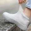 1 Paar wasserdichte Regenschuhüberzieher, rutschfeste Silikon-Wiederverwendbare Überschuhe für Damen und Herren, Reise, Outdoor, Regendichter Stiefel-Schuhschutz