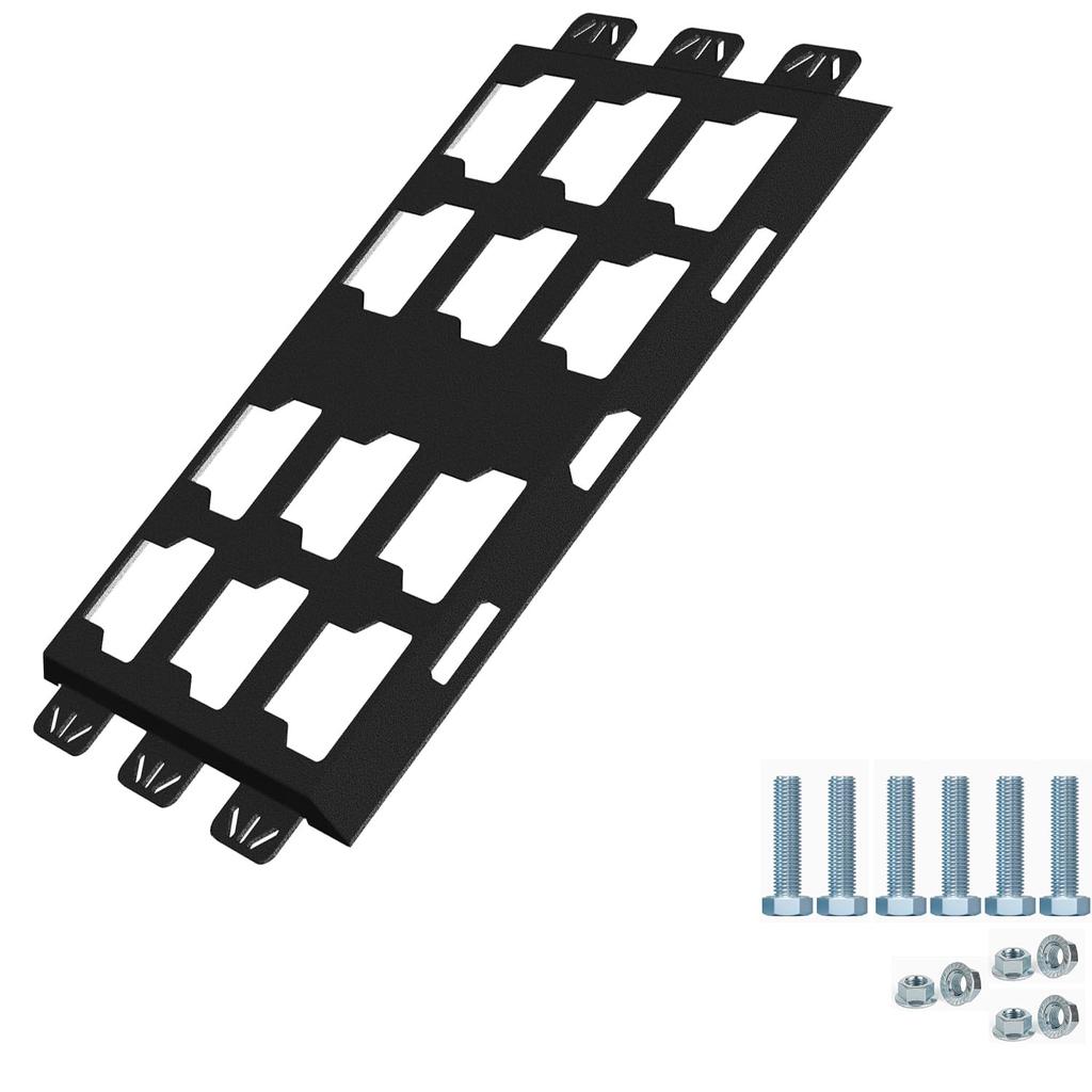 Installation Board Compatible With Milwaukee Packing 100 Pounds Coated Metal For Tool Storage And Organization Systems Full Board Black -1Pcs