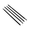 4Pcs Weatherstrip Window Moulding Trim Seal Belt For Toyota Highlander 2008-2010